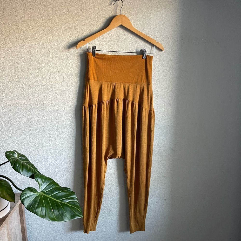 Free People Echo Harem Pants in Golden Ochre